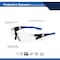 Ge Safety Glasses, Anti-Fog & Anti-Scratch, Clear Lens, Black/Blue Frame GE205CAF - alternate 2